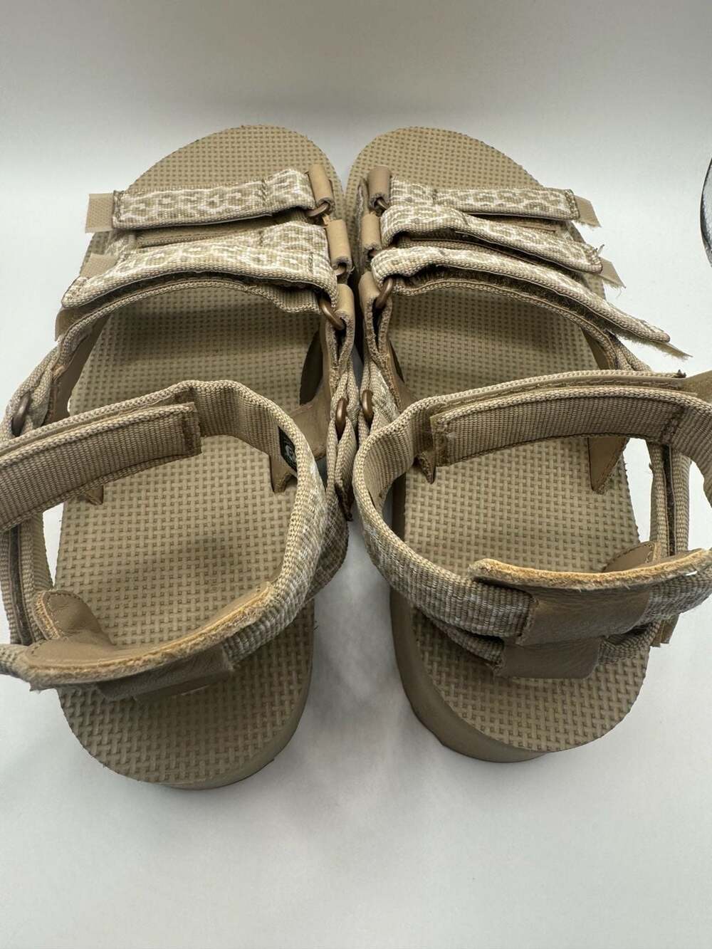 Teva Women's Flatform Mevia Sandals in Dorinda Sesame Multi 9 - Picture 7 of 10
